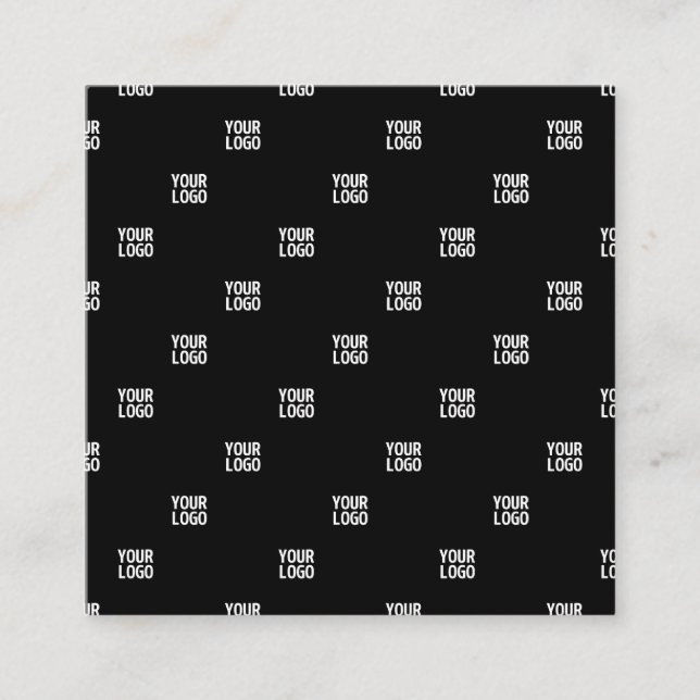 Your Logo or Any Image | Diagonal Stripes  Enclosure Card (Front)