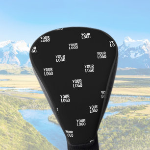 Your Logo or Any Image   Diagonal Stripes  Golf Head Cover