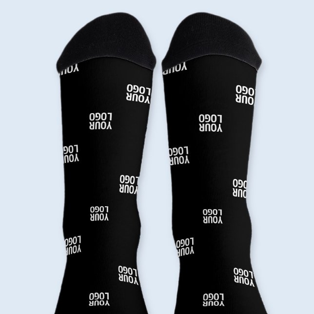 Your Logo or Any Image | Diagonal Stripes  Socks (Creator Uploaded)