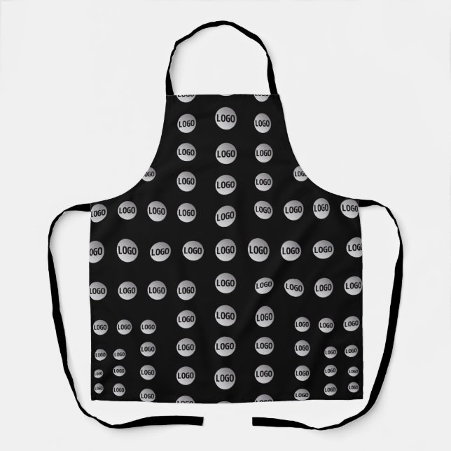 Your Logo or Any Image | Unique Modern Pattern  Apron (Front)
