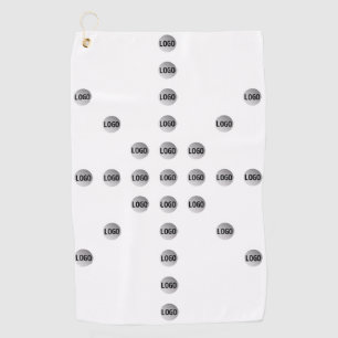 Your Logo or Any Uploaded Image   Star Pattern  Golf Towel