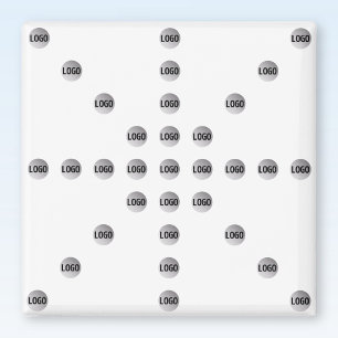 Your Logo or Any Uploaded Image   Star Pattern  Magnet