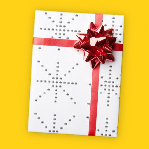 Your Logo or Any Uploaded Image Star Pattern Wrapping Paper