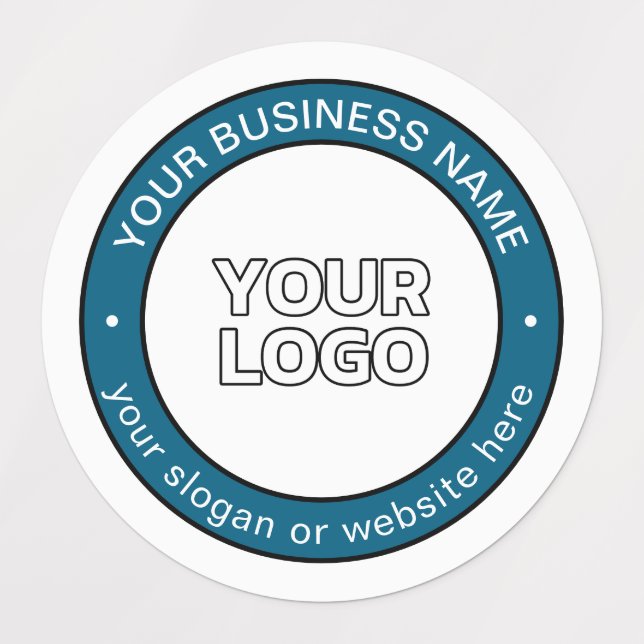 Your Logo or Design & Customisable Circular Text (Design 1)