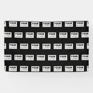 Your Logo or Design Editable Colour Background Banner