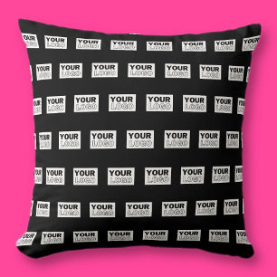 Your Logo or Design   Editable Colour Background  Cushion