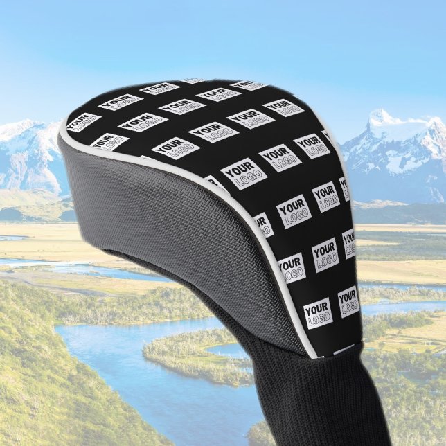 Your Logo or Design | Editable Colour Background  Golf Head Cover (Creator Uploaded)