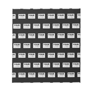 Your Logo or Design   Editable Colour Background  Notepad