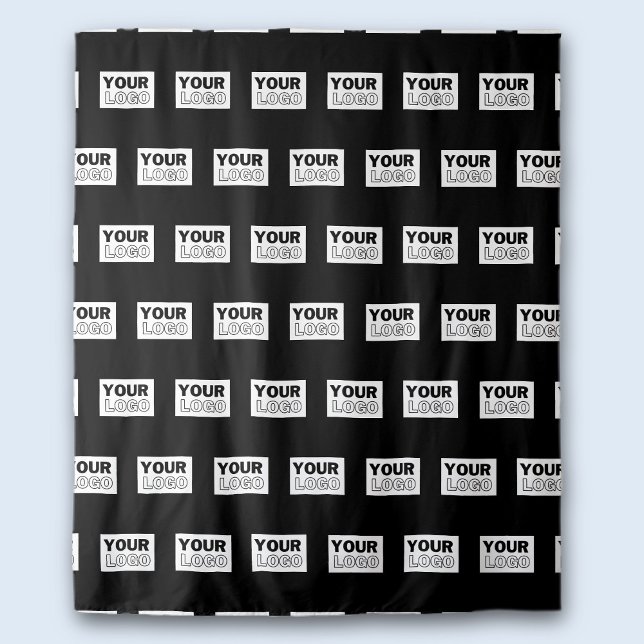 Your Logo or Design | Editable Colour Background  Tapestry (Creator Uploaded)