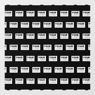 Your Logo or Design Editable Colour Background Window Cling