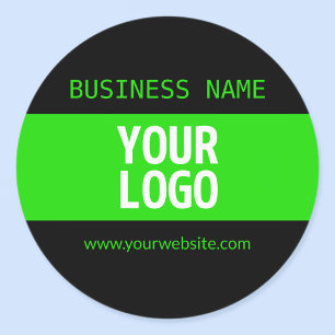 Your Logo or Image   Black & Bright Green