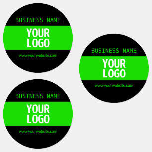 Your Logo or Image   Black & Bright Green