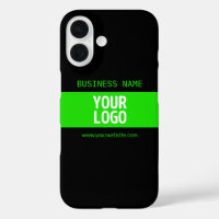 Your Logo or Image | Black & Bright Green