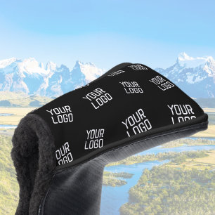 Your Logo or Image Randomised Looking Template Golf Head Cover