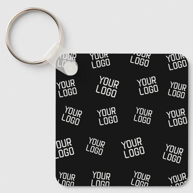 Your Logo or Image | Randomised Looking Template Key Ring (Front)