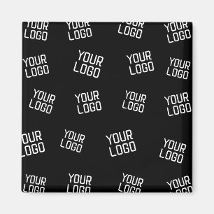 Your Logo or Image   Randomised Looking Template Magnet