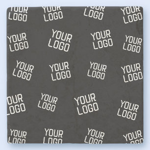Your Logo or Image   Randomised Looking Template Stone Coaster