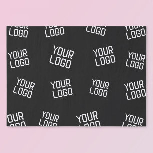 Your Logo or Image   Randomised Looking Template Tissue Paper