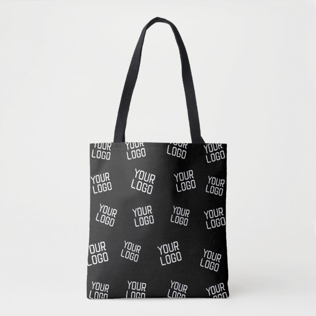 Your Logo or Image | Randomised Looking Template Tote Bag (Front)