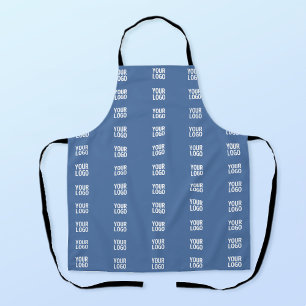 Your Logo or Image    Vertical Stripes Pattern  Apron