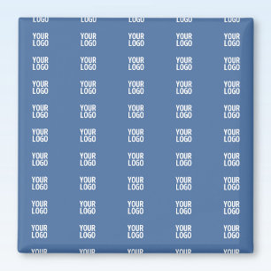 Your Logo or Image    Vertical Stripes Pattern  Magnet