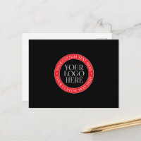 Your Logo or other Image | Black Red & White