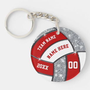 Your LOGO or PHOTO on Back of Volleyball Keychains