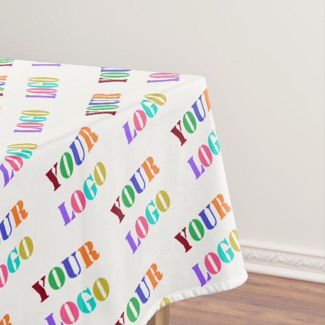 Your Logo or Photo Promotional Business Tablecloth (In Situ)