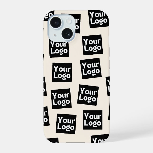 Your Logo/other Uploaded Image | Random Placement iPhone 15 Case (Back)