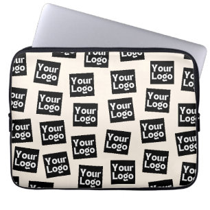 Your Logo/other Uploaded Image   Random Placement Laptop Sleeve