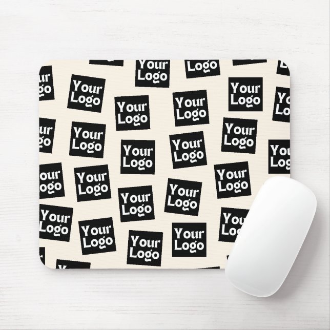 Your Logo/other Uploaded Image | Random Placement Mouse Mat (With Mouse)