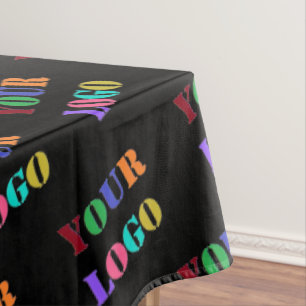 Your Logo Photo and Colours Promotional Tablecloth