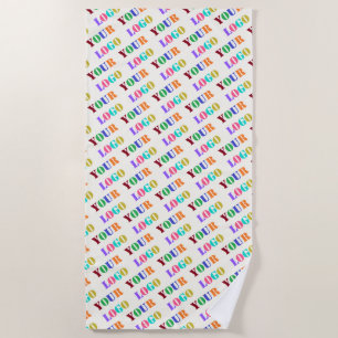 Your Logo Photo Colour Beach Towel Promotional Gif