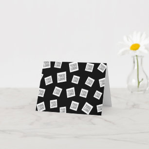 Your Logo, Photo or other Image   Random Placement Card