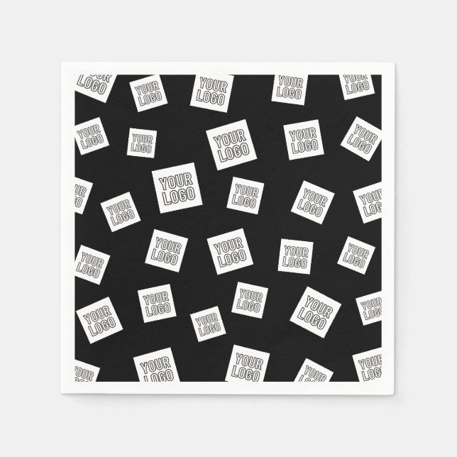 Your Logo, Photo or other Image | Random Placement Napkin (Front)