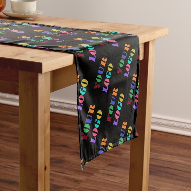 Your Logo Photo Table Runner Business Promotional (In Situ)