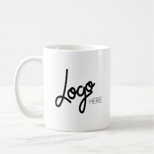 Your Logo Professional Brand White Coffee Mug