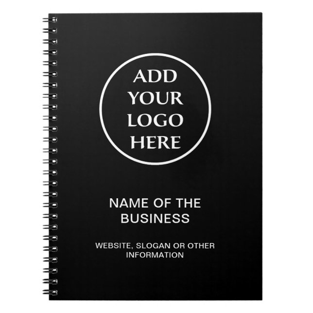 Your Logo Professional Business Company Corporate Notebook (Front)