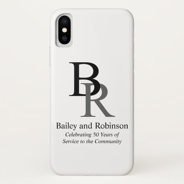 Your Logo Professional Business Promotional Case-Mate iPhone Case (Back)