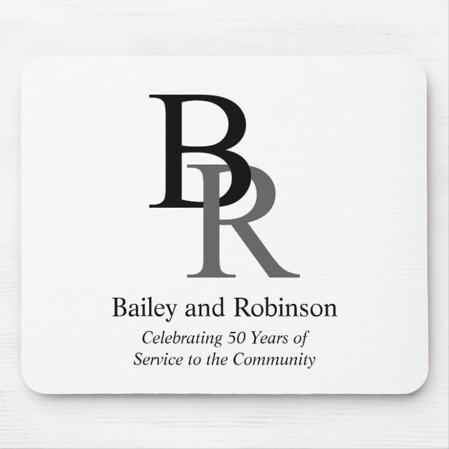 Your Logo Professional Promotional Business Mouse Mat (Front)