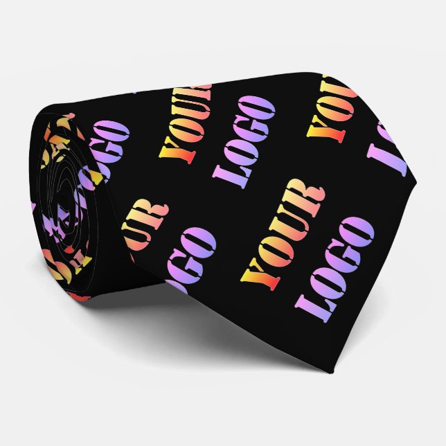 Your Logo Promotional Business Personalised Modern Tie (Rolled)