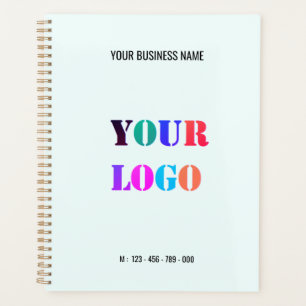 Your Logo Promotional Business Simple Personalised Planner