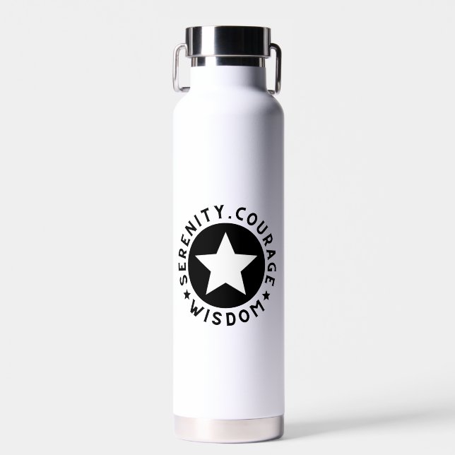 Your Logo Promotional Meeting Merchandise Custom Water Bottle (Front)