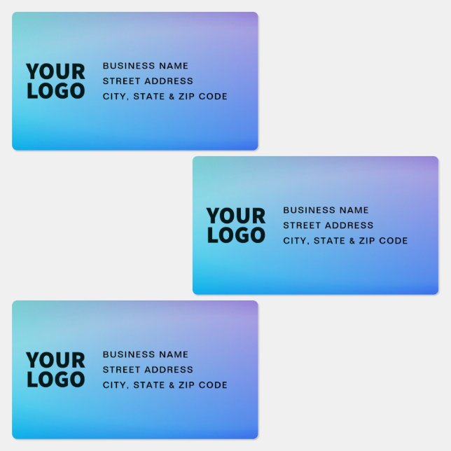 Your Logo | Purple Blue Green Ombre (Group)