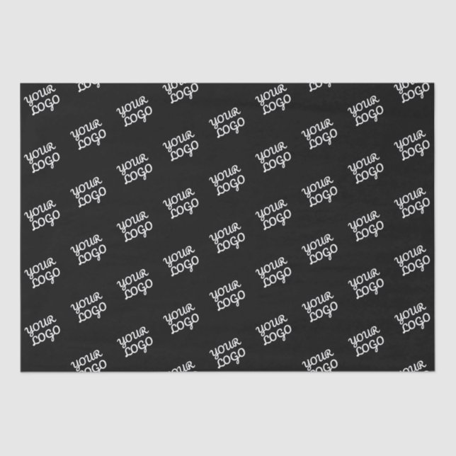 Your Logo Repeated (automatically) Tissue Paper (Front)