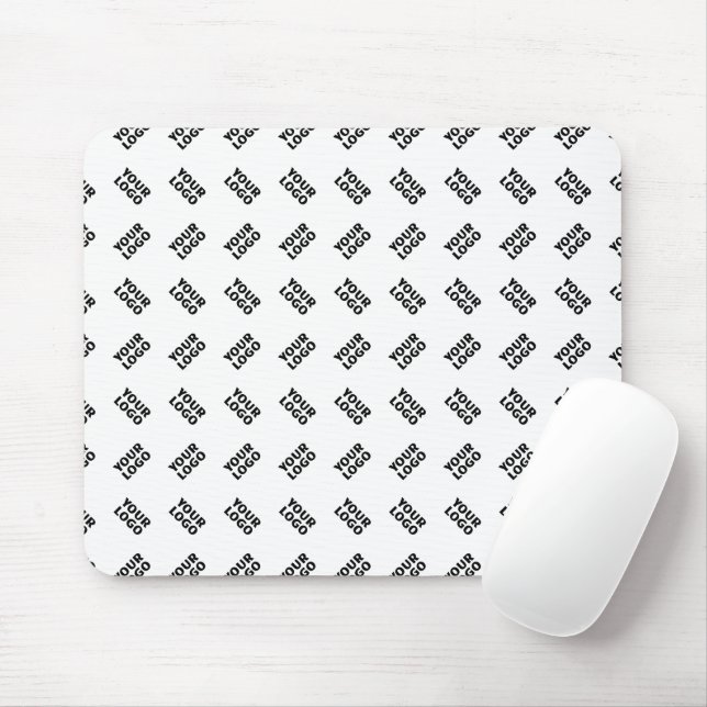 Your Logo | Simple Alternating Repeating Pattern Mouse Mat (With Mouse)
