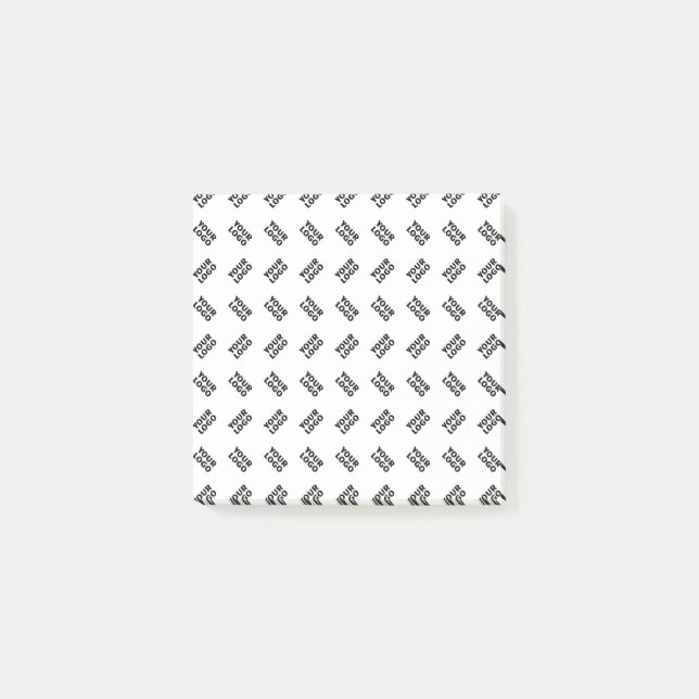 Your Logo | Simple Alternating Repeating Pattern Post-it Notes (Front)