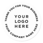 Your Logo Simple and Professional Thank you