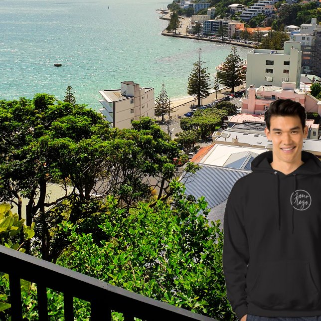 YOUR LOGO SIMPLE BUSINESS BRANDED COMPANY LOGO HOODIE (Creator Uploaded)