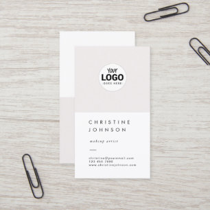 your logo simple design business card